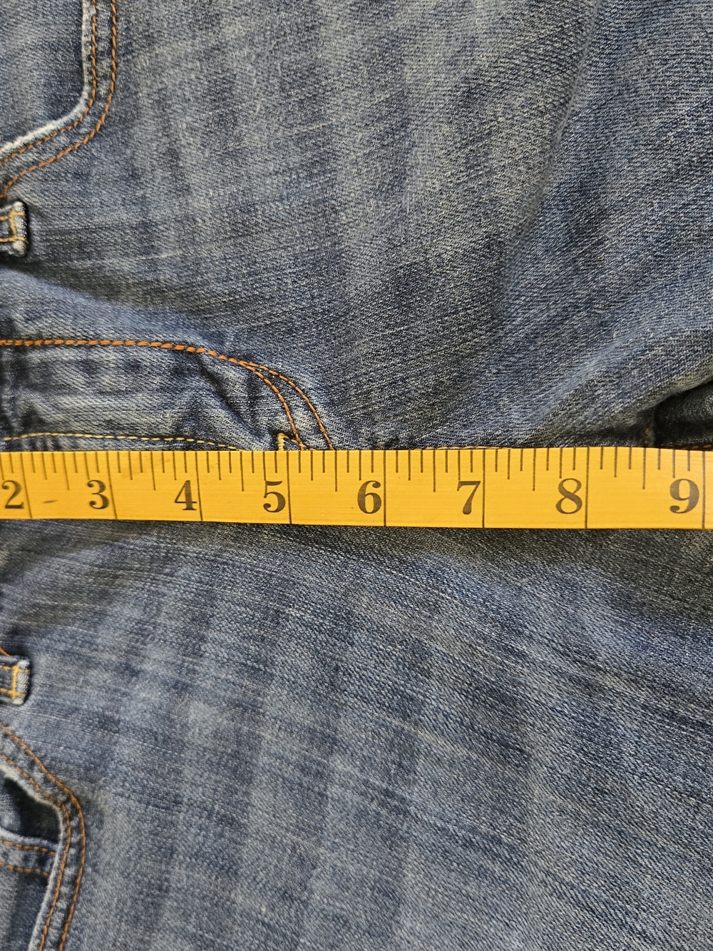 Lucky Brand Light Blue Denim Shorts with Contrast Stitching - Picture 11 of 12